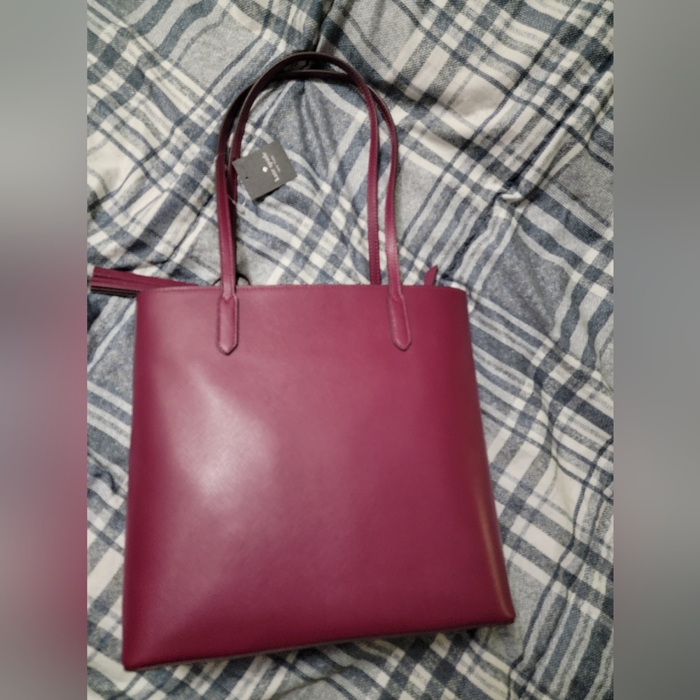 Kate Spade Raspberry Tote - Picture 4 of 5
